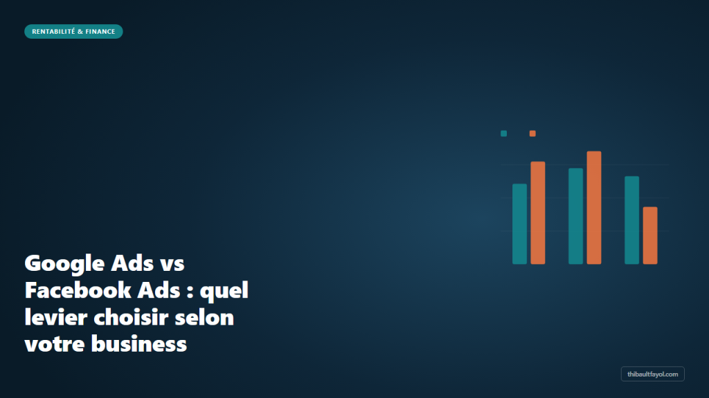 Google Ads vs Facebook Ads : quel levier choisir selon votre business