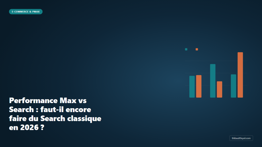 Performance Max vs Search : faut-il encore faire du Search classique en 2026 ?