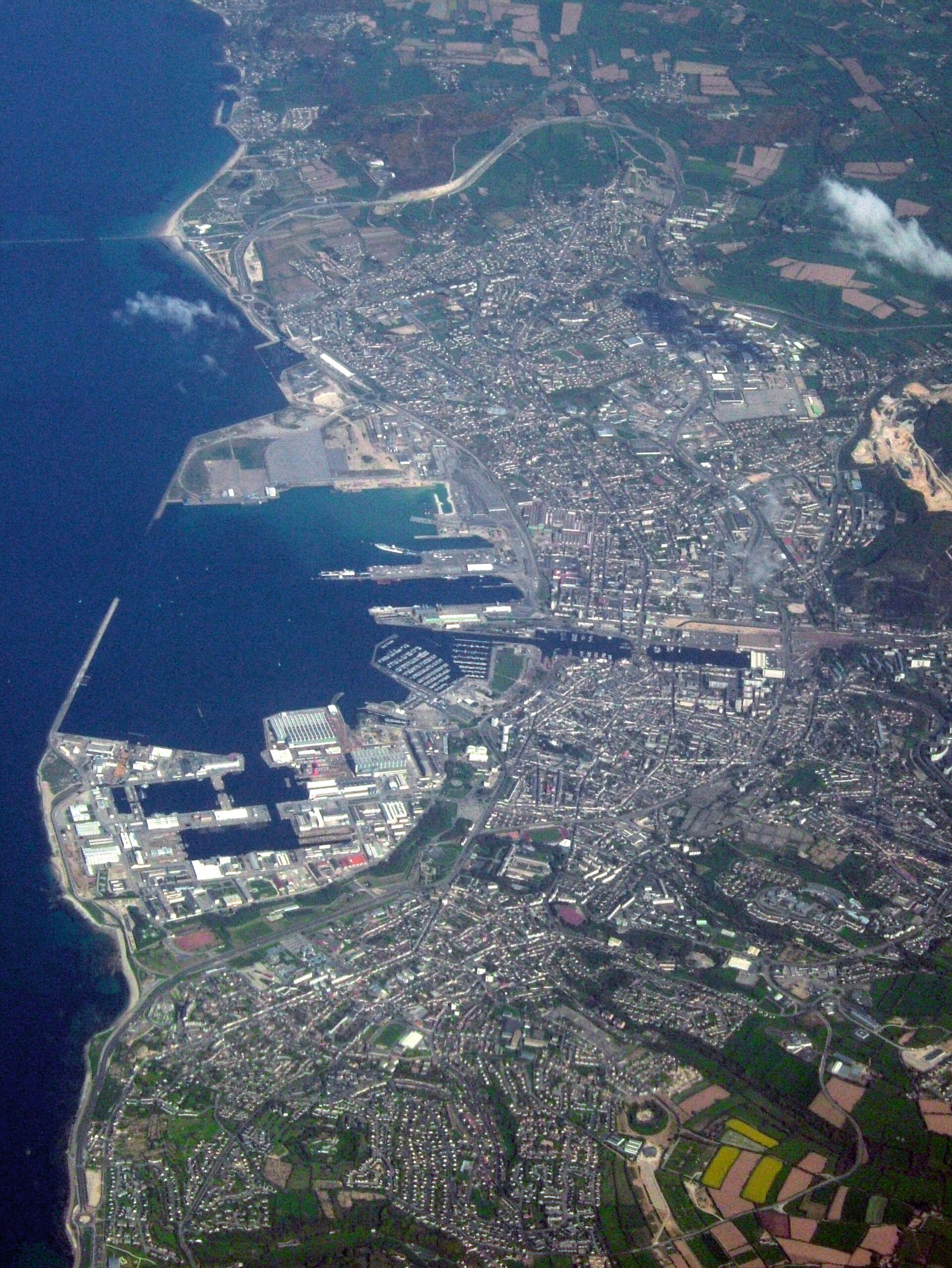 Vue de Cherbourg-en-Cotentin - Consultant Google Ads