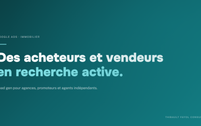Google Ads pour l’immobilier