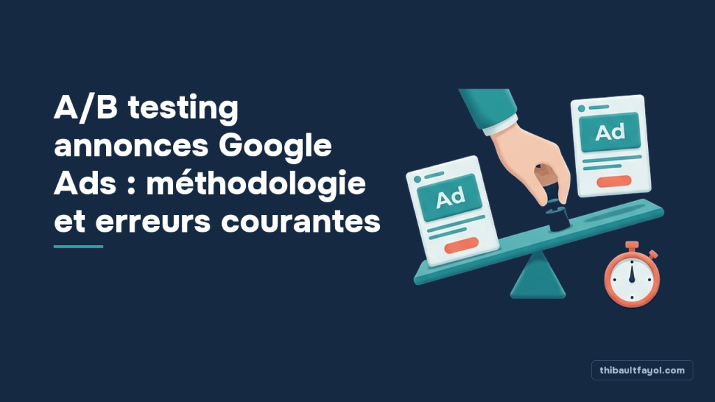 A/B testing annonces Google Ads : méthodologie et erreurs courantes