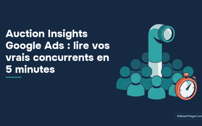 Auction Insights Google Ads : lire vos vrais concurrents en 5 minutes