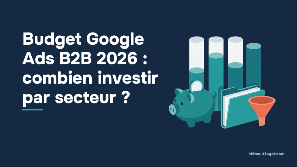 Budget Google Ads B2B 2026 : combien investir par secteur ?