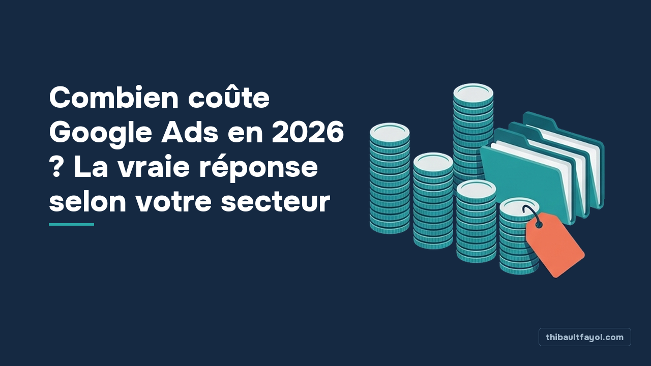Combien coûte Google Ads en 2026 ? La vraie réponse selon votre secteur