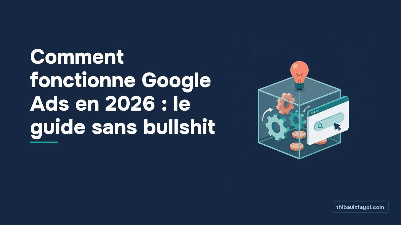 Comment fonctionne Google Ads en 2026 : le guide sans bullshit