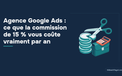 Agence Google Ads : ce que la commission de 15 % vous coûte vraiment par an