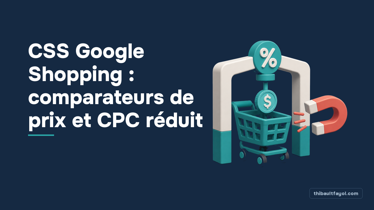 CSS Google Shopping : comparateurs de prix et CPC réduit
