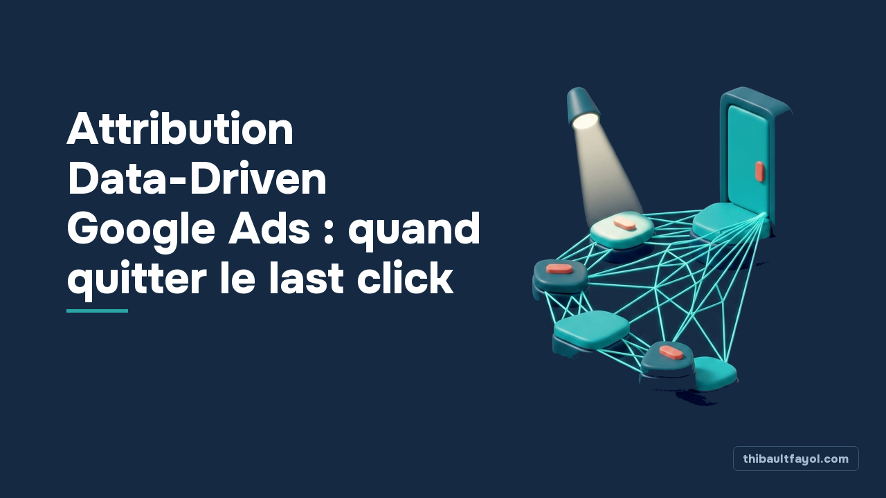 Attribution Data-Driven Google Ads : quand quitter le last click