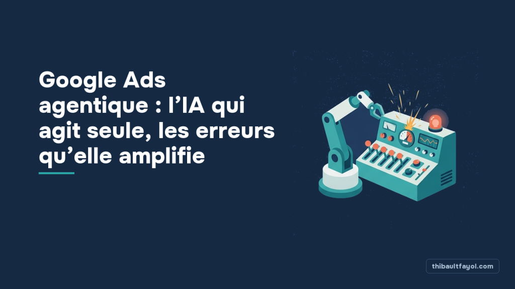 Google Ads agentique : l’IA qui agit seule, les erreurs qu’elle amplifie