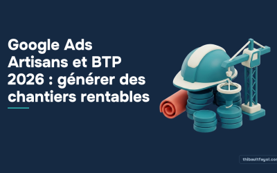 Google Ads Artisans et BTP 2026 : générer des chantiers rentables