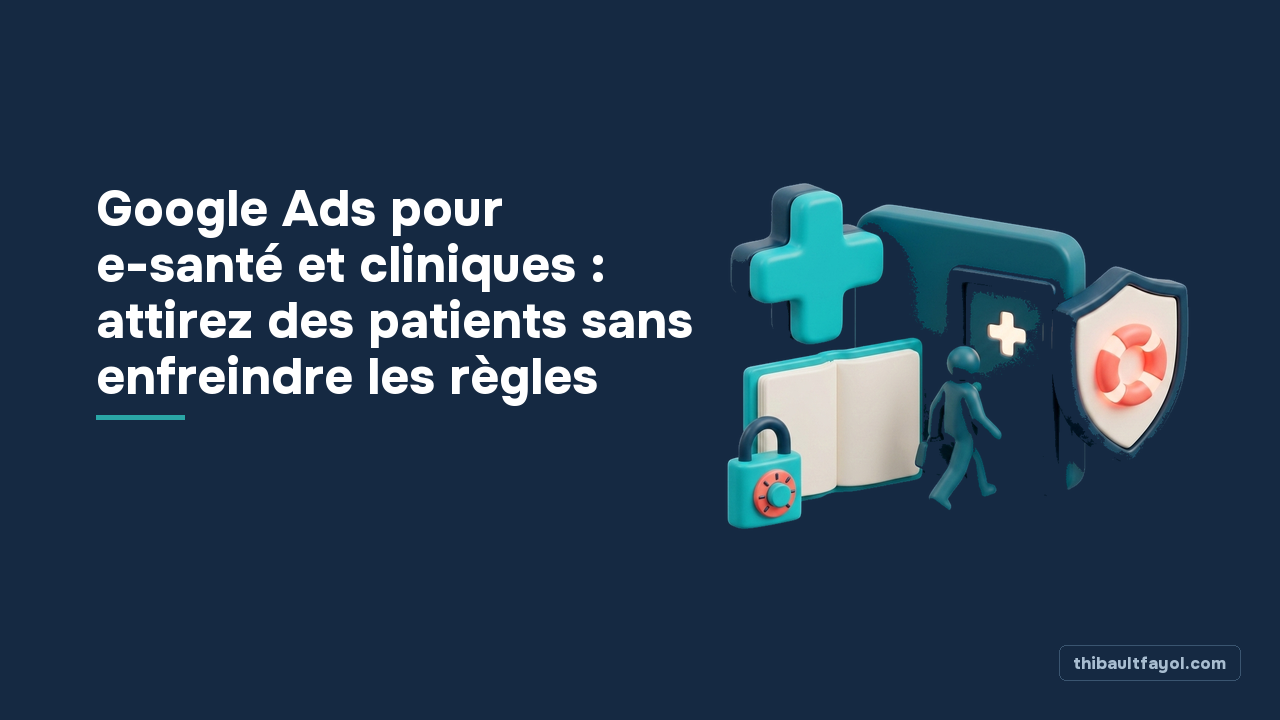 Google Ads pour e-santé et cliniques : attirez des patients sans enfreindre les règles