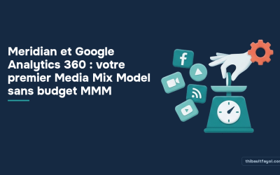 Meridian et Google Analytics 360 : votre premier Media Mix Model sans budget MMM