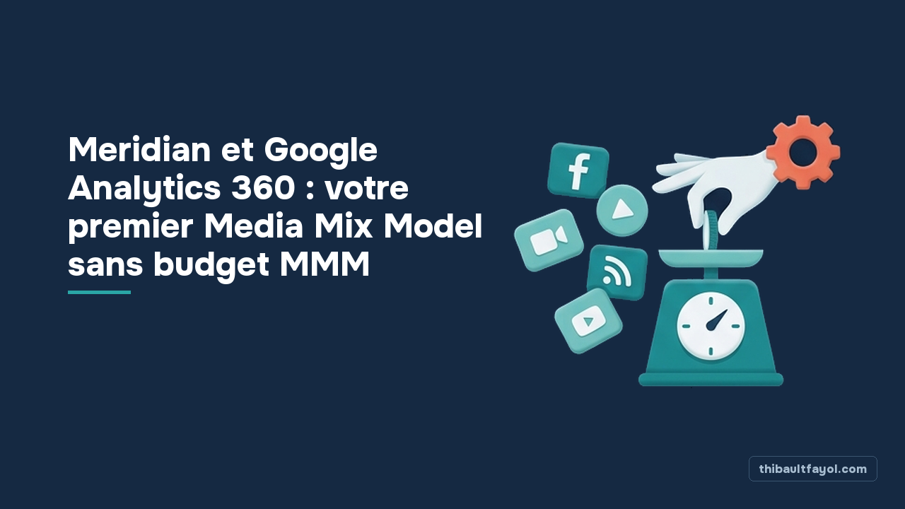Meridian et Google Analytics 360 : votre premier Media Mix Model sans budget MMM