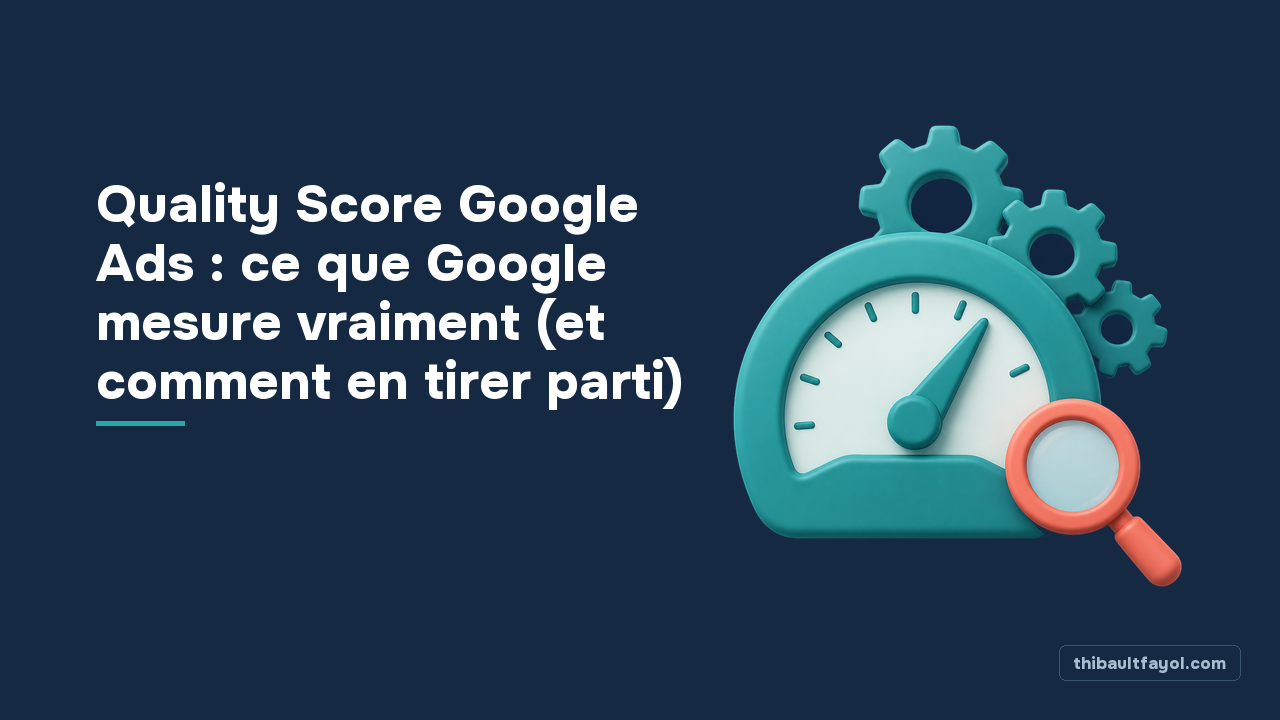 Quality Score Google Ads : ce que Google mesure vraiment (et comment en tirer parti)