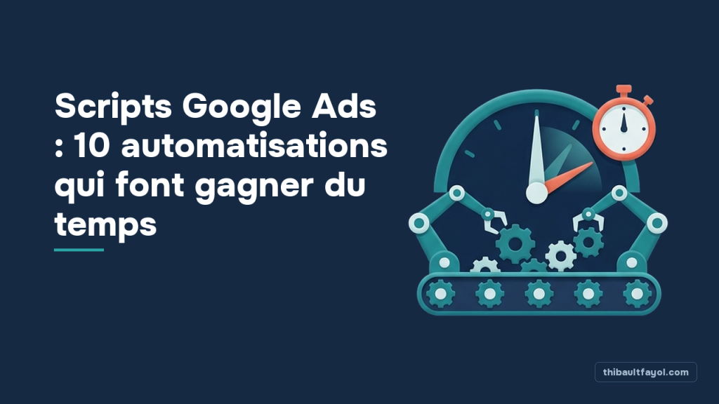 Scripts Google Ads : 10 automatisations qui font gagner du temps