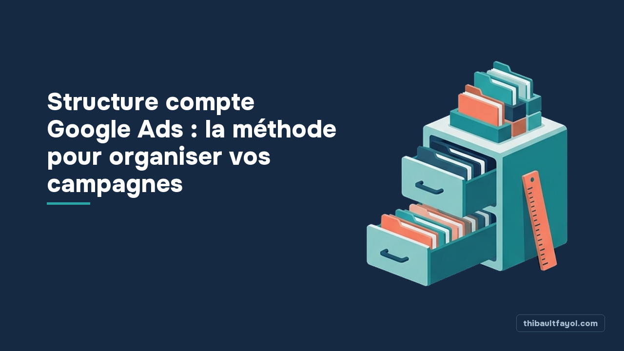 Structure compte Google Ads : la méthode pour organiser vos campagnes