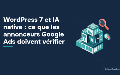 WordPress 7 et IA native : ce que les annonceurs Google Ads doivent vérifier
